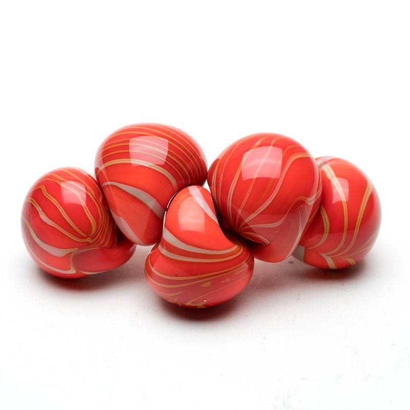 Teardrop - Jumbo - Goldfish - Handmade Glass Beads - Unicorne Beads