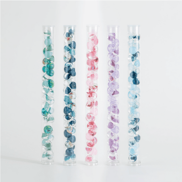 Unicorne Beads Mixed Tube Color Palette Glass Beads