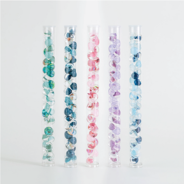 Unicorne Beads Mixed Tube Color Palette Glass Beads