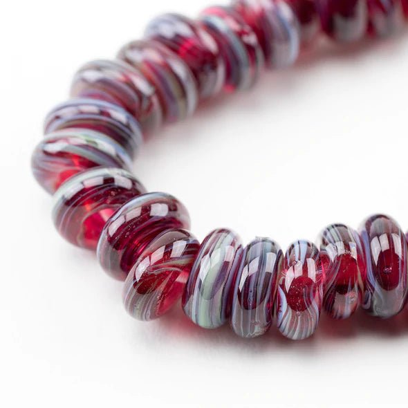 Donut - 25 Bead Strands - Unicorne Beads