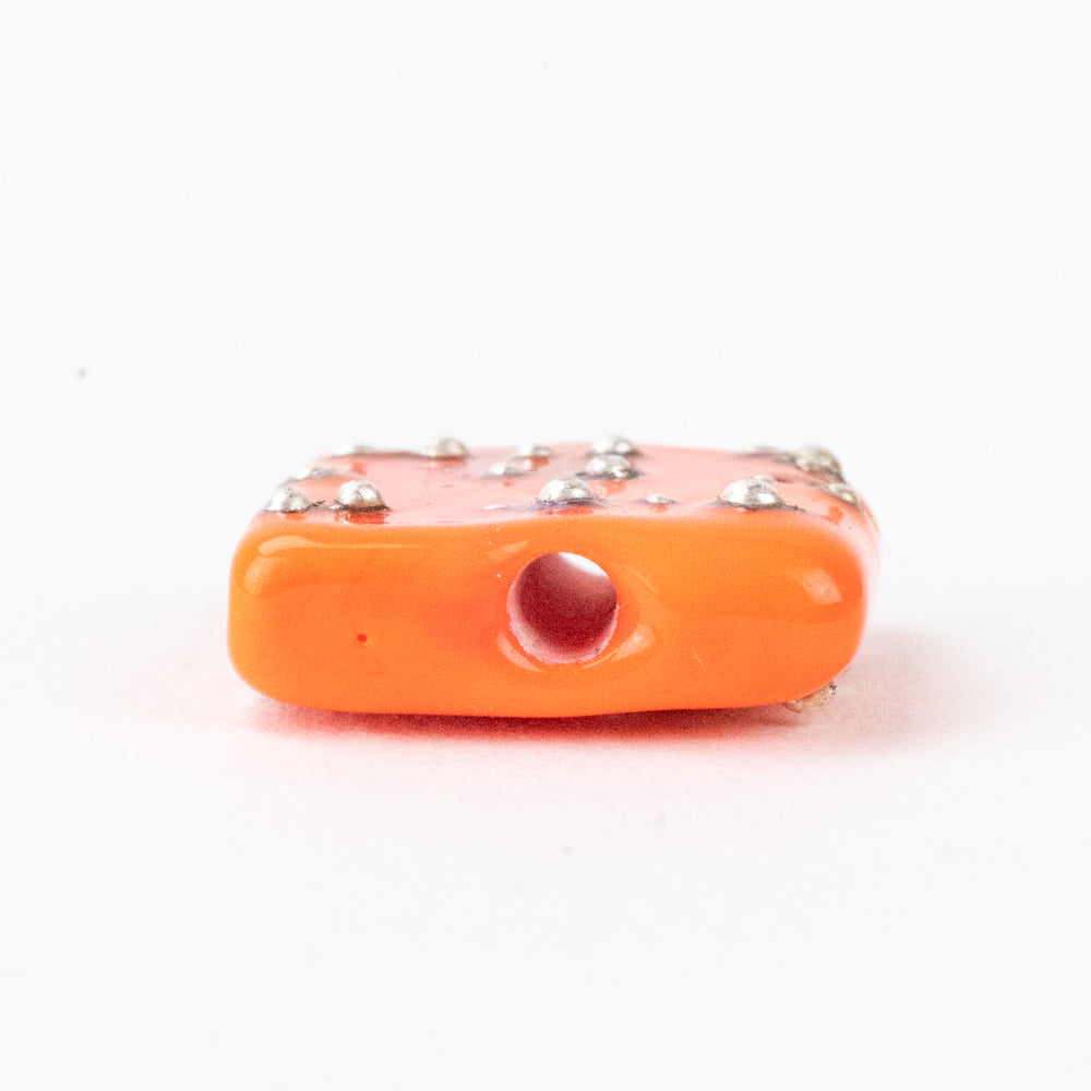 Mini Tile Beads - Blaze Orange