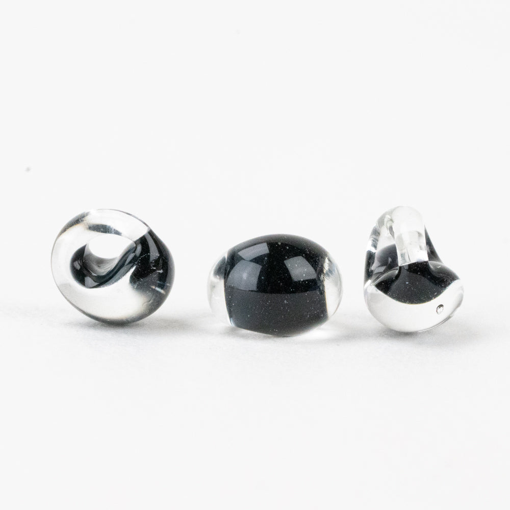 Teardrop Beads - Mini - Black Sea