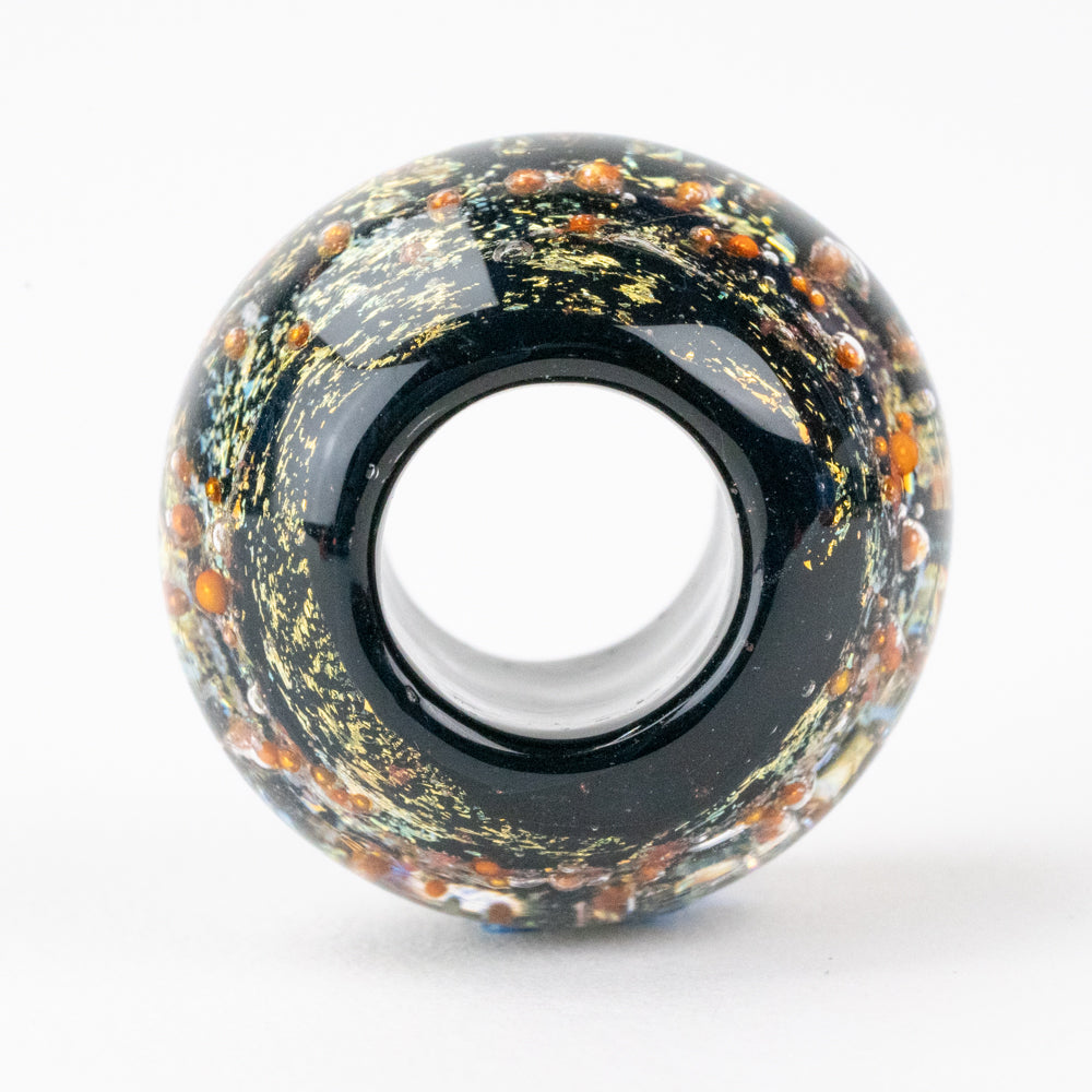 Donut Bead - Copper Series - Large - Dark Magic