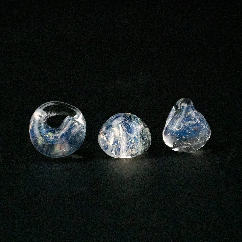 Teardrop Beads - Ghost