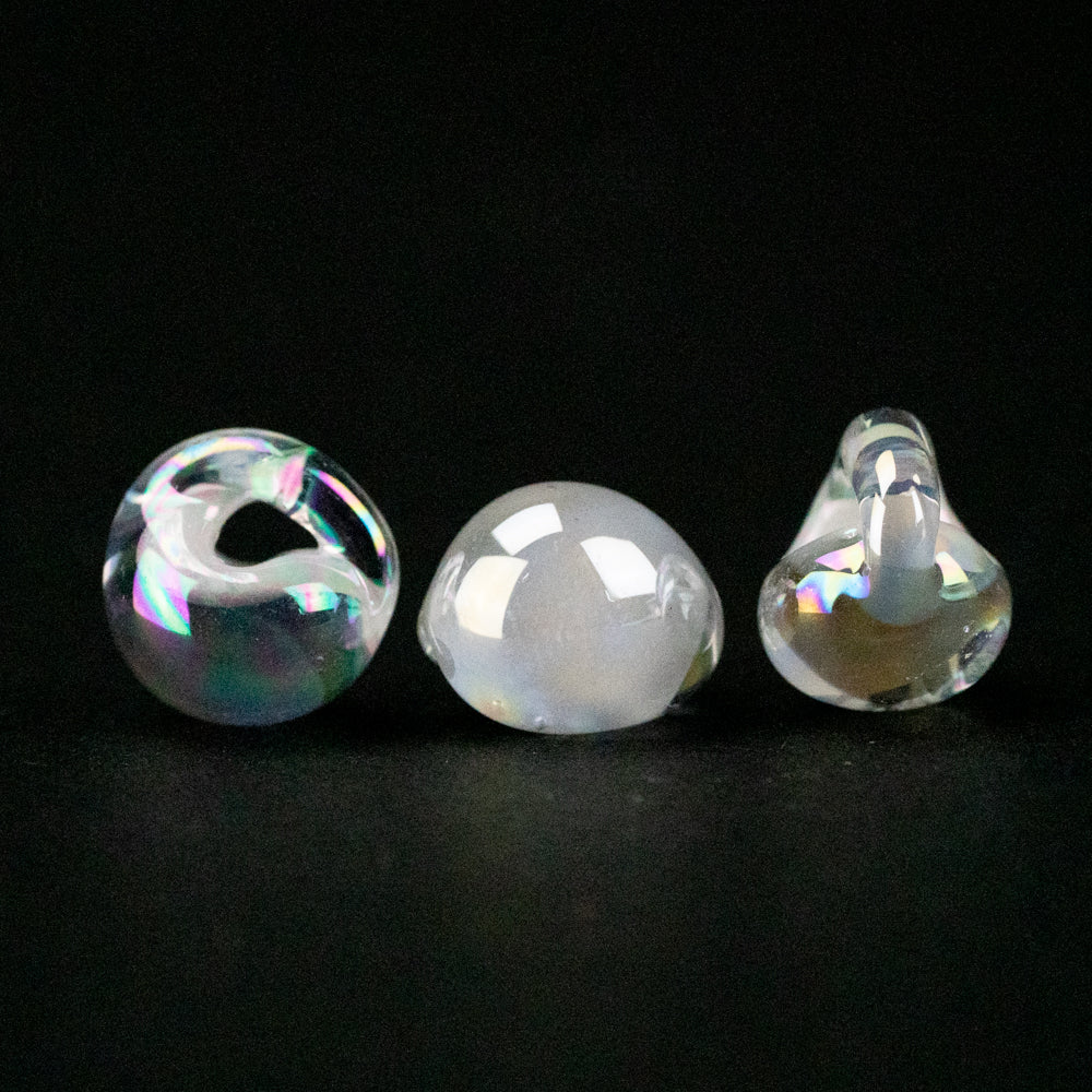 Teardrop Beads - Luster - Snow White