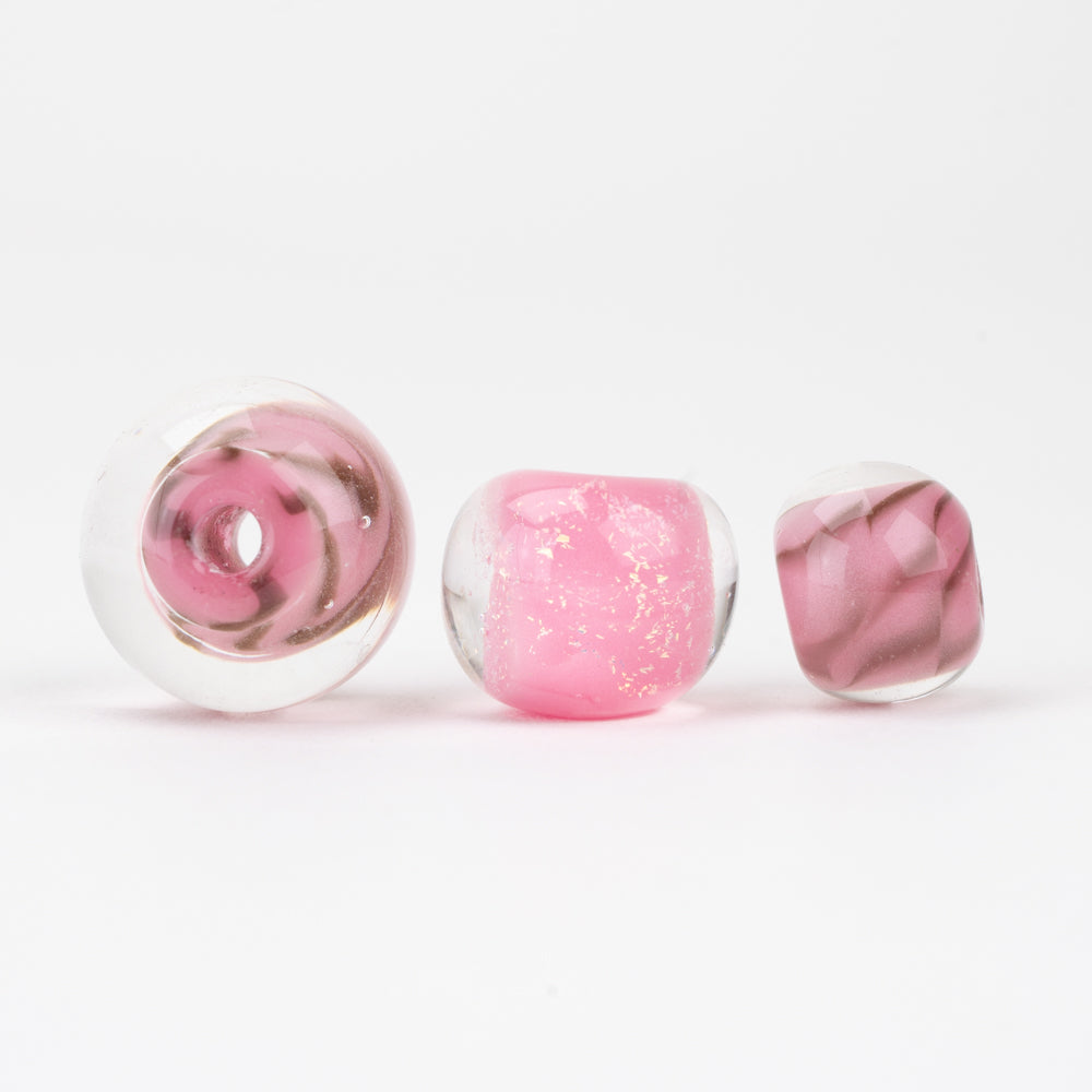 Marble Beads - Pink Fairy