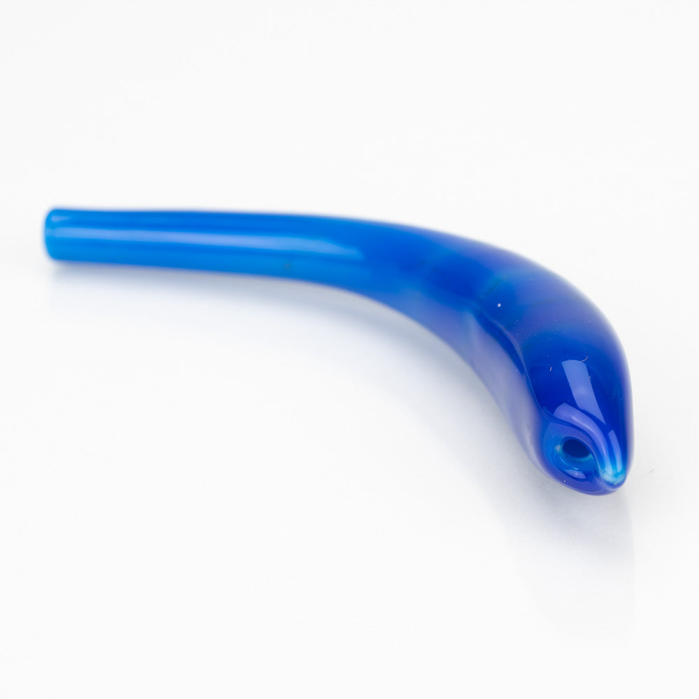 Hollow Crescent Tube - Small - Egyptian Blue