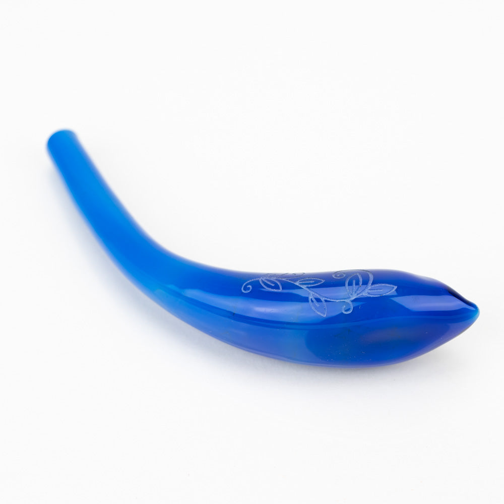 Hollow Crescent Tube - Small - Egyptian Blue