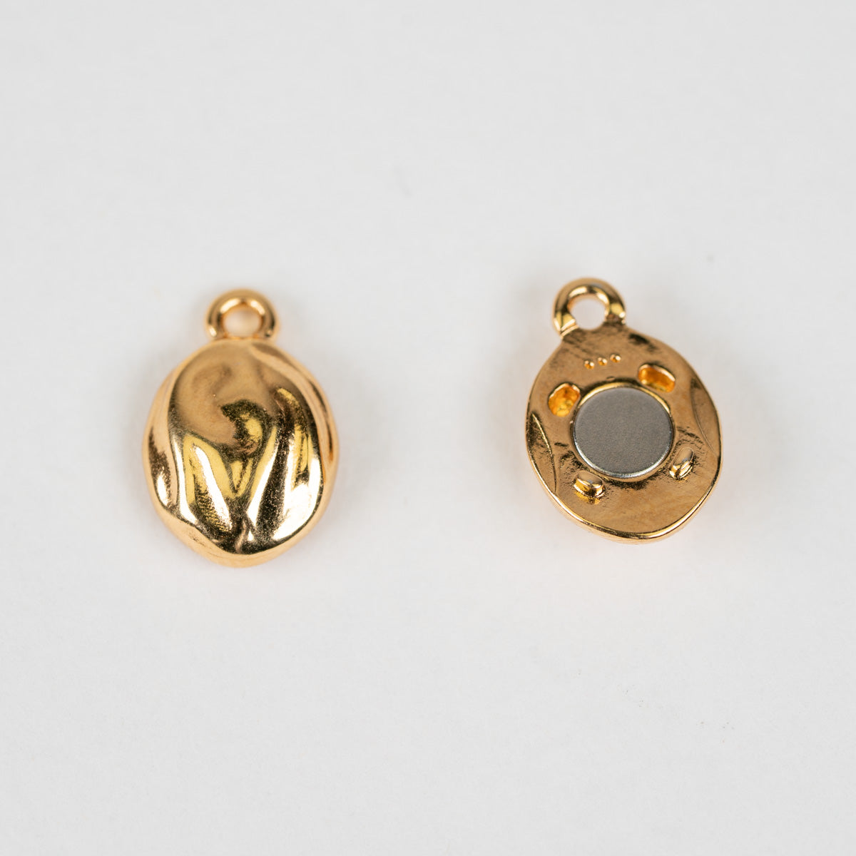 TierraCast Antique Gold Magnetic Clasp Set - Prune
