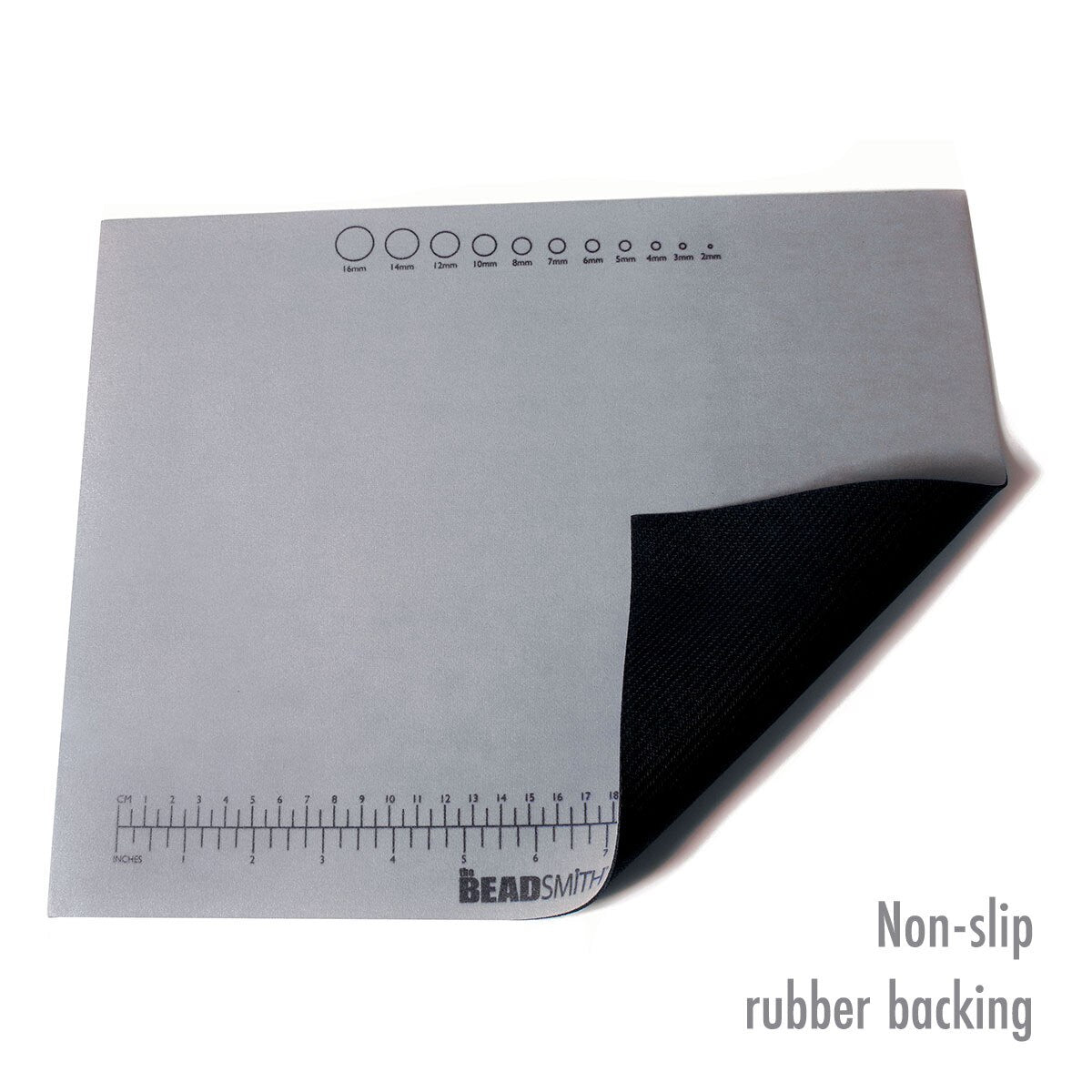 Beadsmith 11x14 Non - Slip Bead Mat with Printed Measurements - Premium Glass Beads - Unicorne Beads