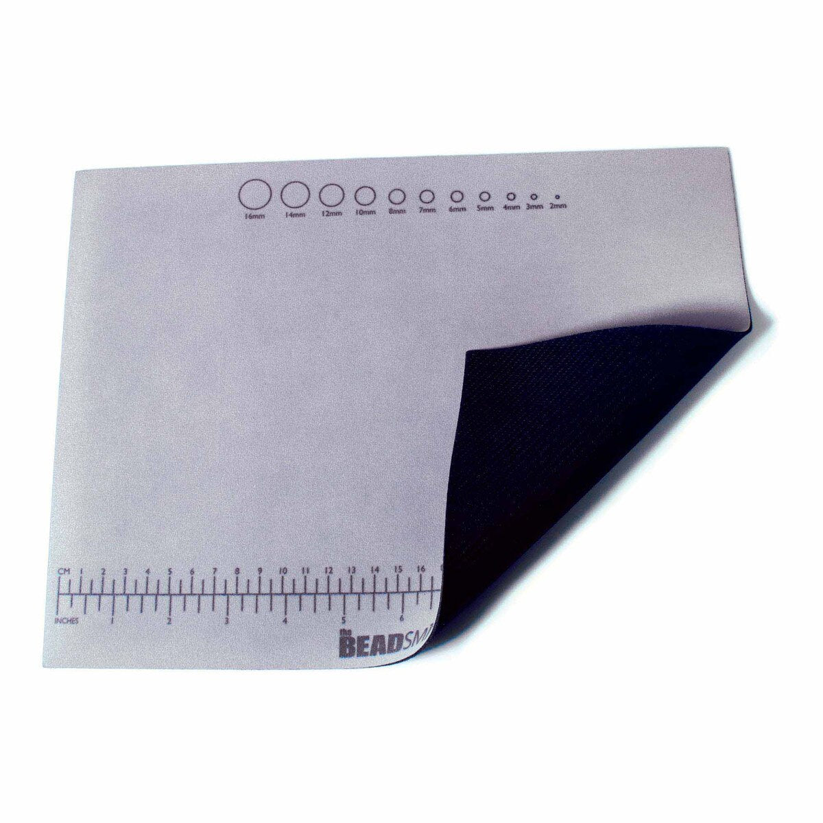 Beadsmith 12.5x9.25 Non - Slip Bead Mat with Printed Measurements - Premium Glass Beads - Unicorne Beads