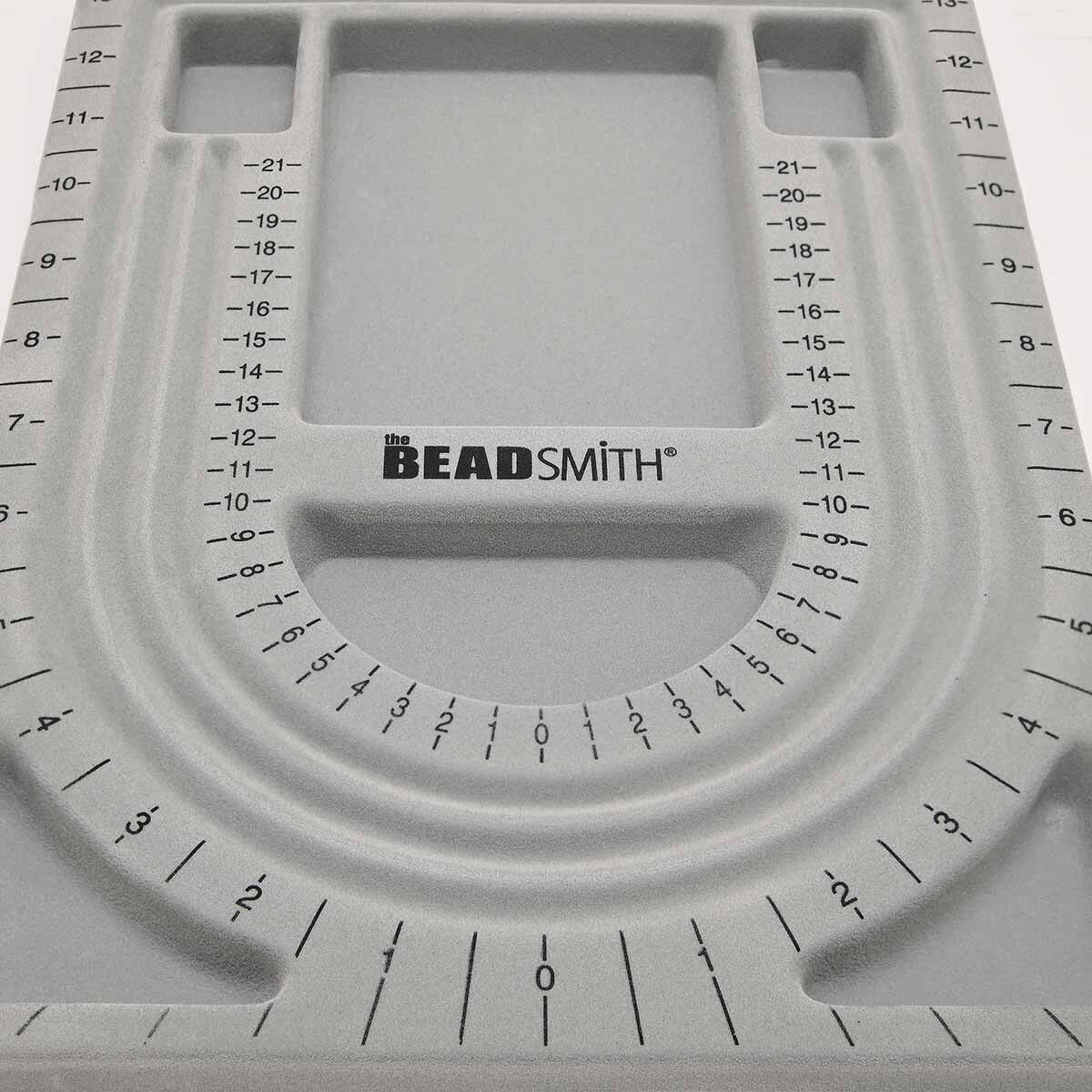 Beadsmith 28 Inch U Channel Bead Board with Removable Cover - Premium Glass Beads - Unicorne Beads