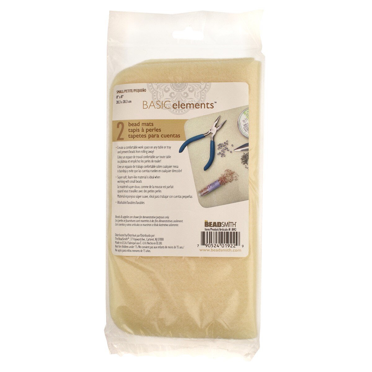 Beadsmith 8x8 2PC Bead Mat - Premium Glass Beads - Unicorne Beads