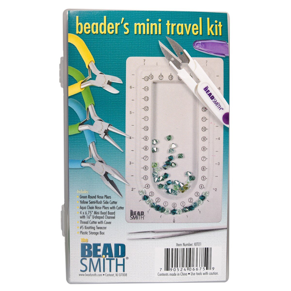 Beadsmith Beader's Mini Travel Kit - Premium Glass Beads - Unicorne Beads