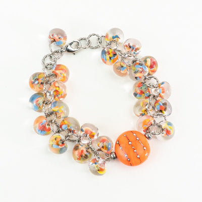 Bird of Paradise DIY jewelry kit by Unicorne Beads featuring glass teardrop beads