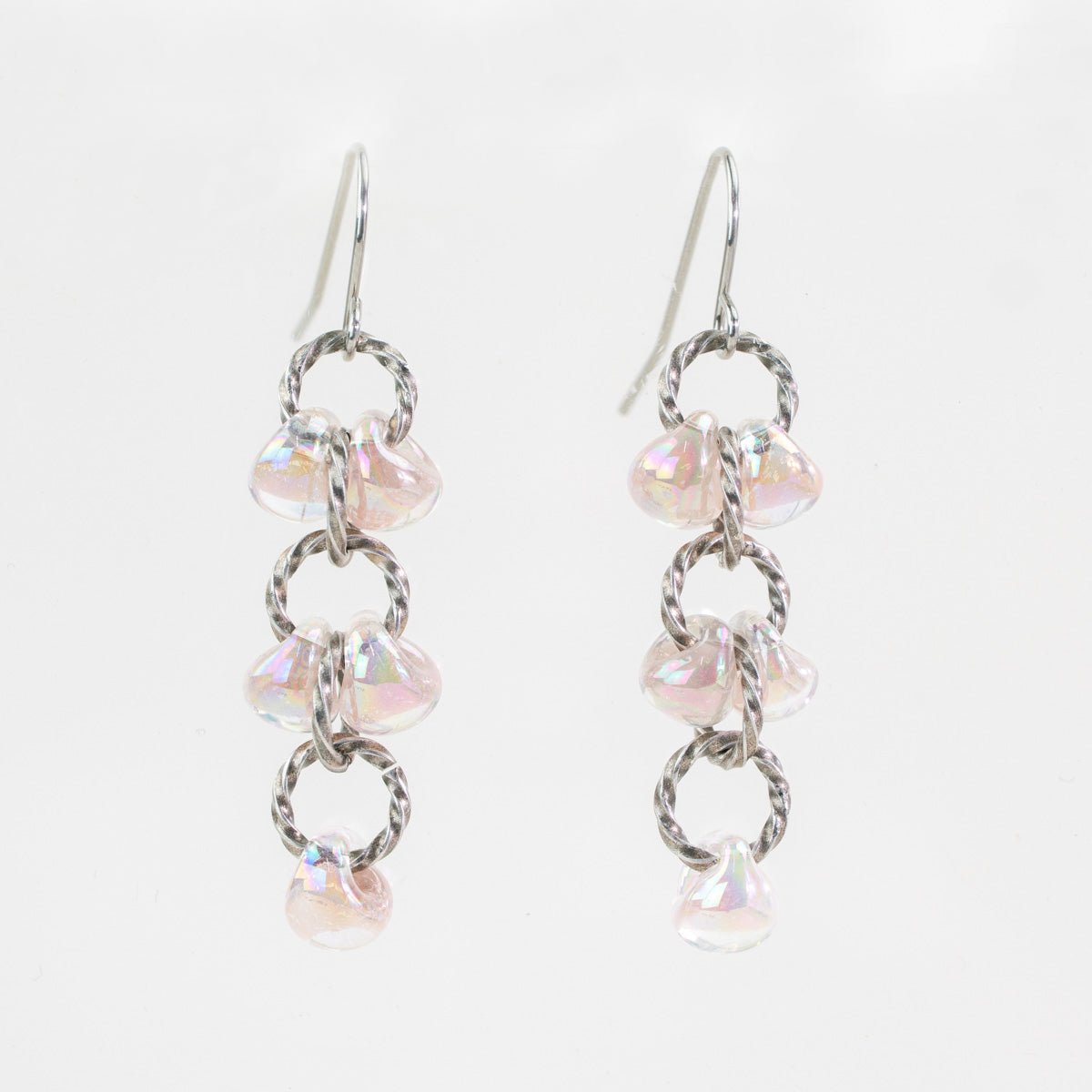 Blush Pink DIY jewelry kit designed by Krystal Wick with curated glass beads