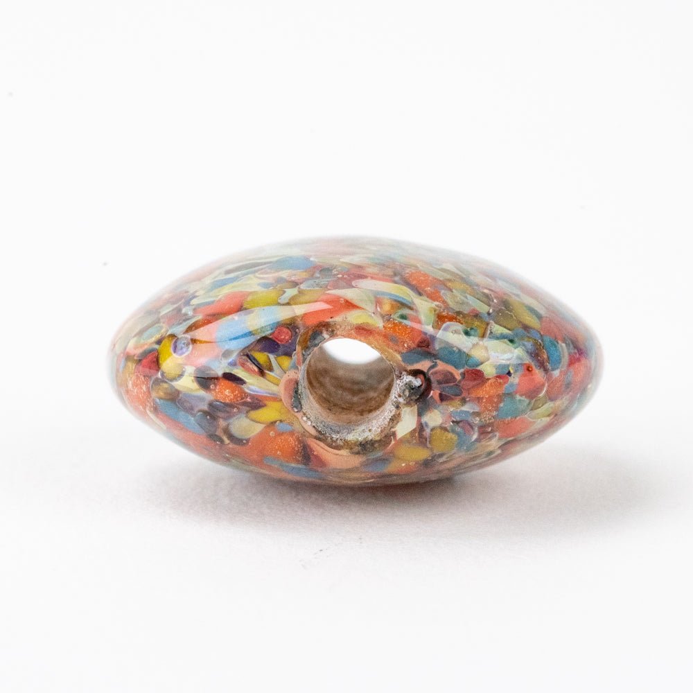 Coin Beads - Exotic - Large - Bird of Paradise - Premium Glass Beads - Unicorne Beads