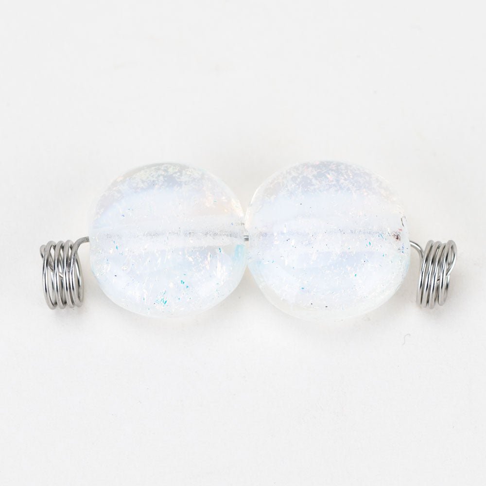 Coin Beads - Exotic - Small - Ghost - Premium Glass Beads - Unicorne Beads