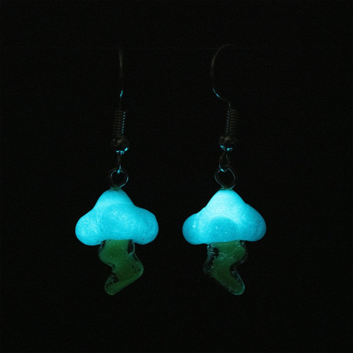 Dangle Earrings - Lightning Clouds - Handmade Glass Beads - Unicorne Beads