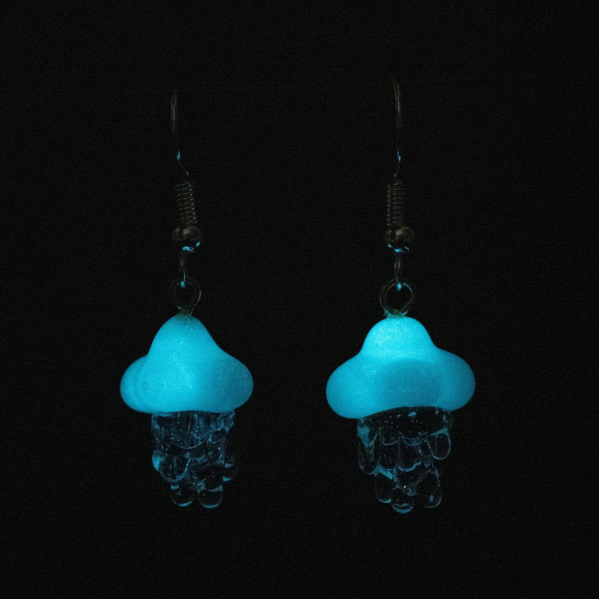 Dangle Earrings - Purple Rain - Handmade Glass Beads - Unicorne Beads