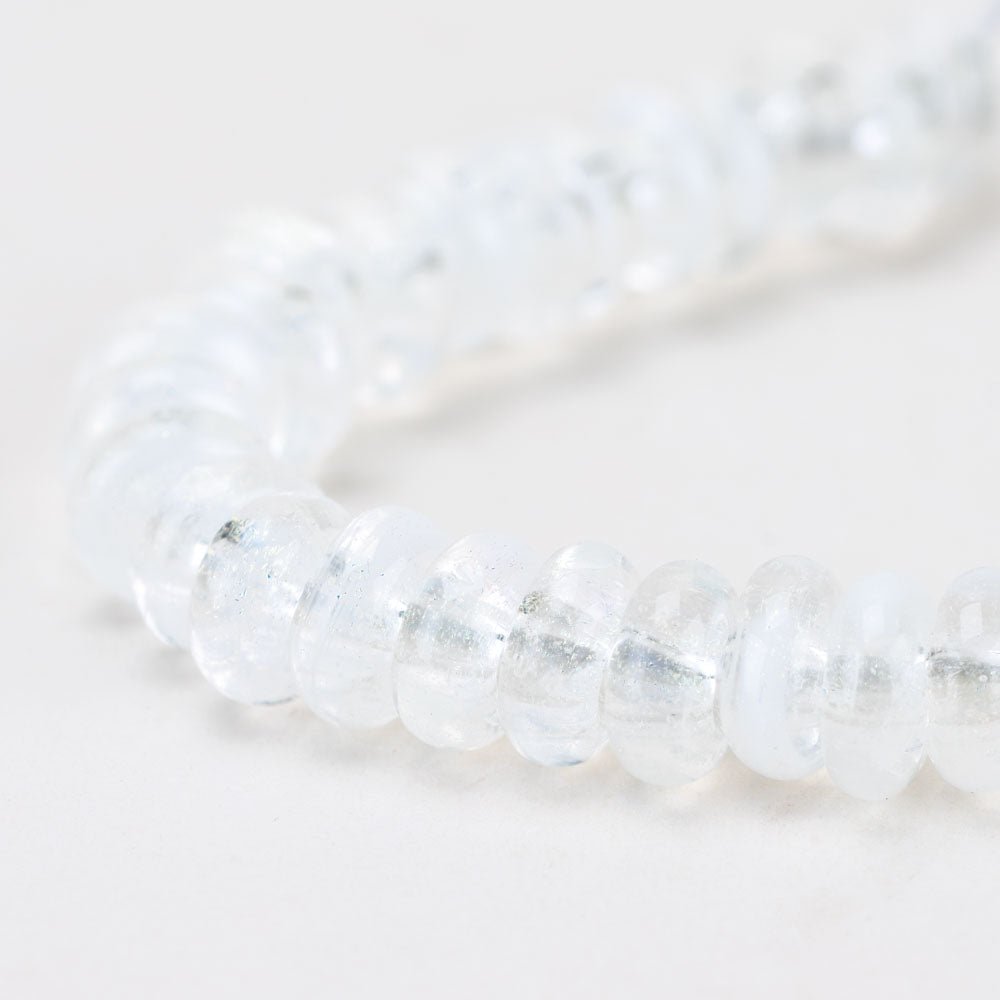 Donut Beads - Ghost - Handmade Glass Beads - Unicorne Beads