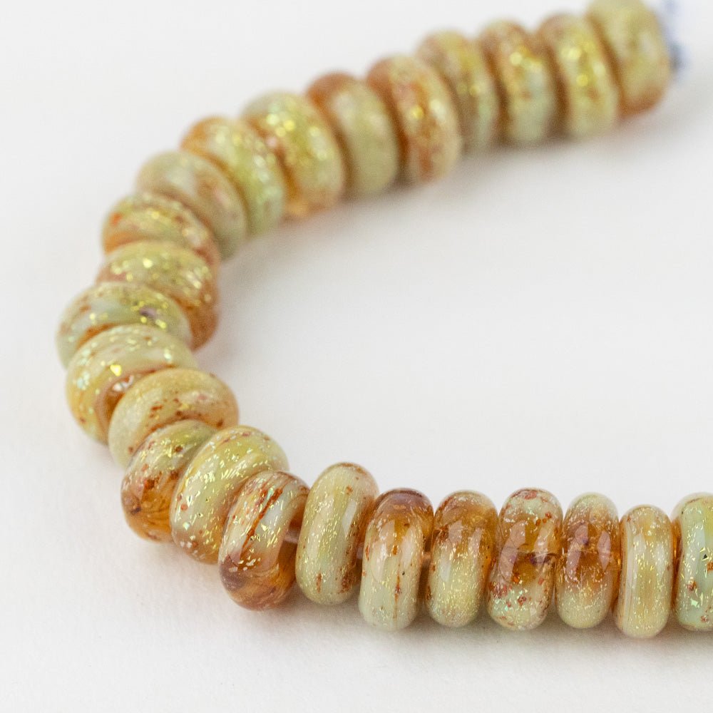 Donut Beads - Midnight Spell - Premium Glass Beads - Unicorne Beads