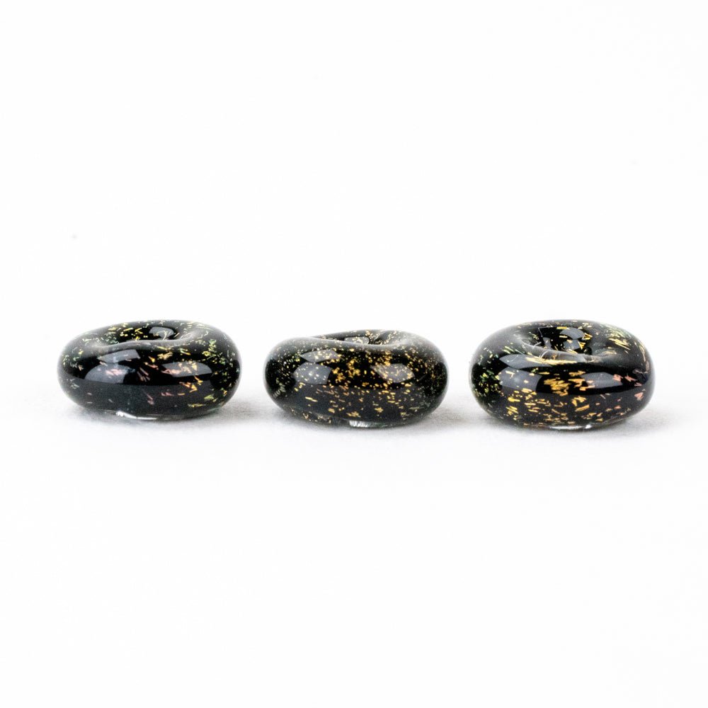 Donut Beads - Original Series - Space Rock - Handmade Glass Beads - Unicorne Beads