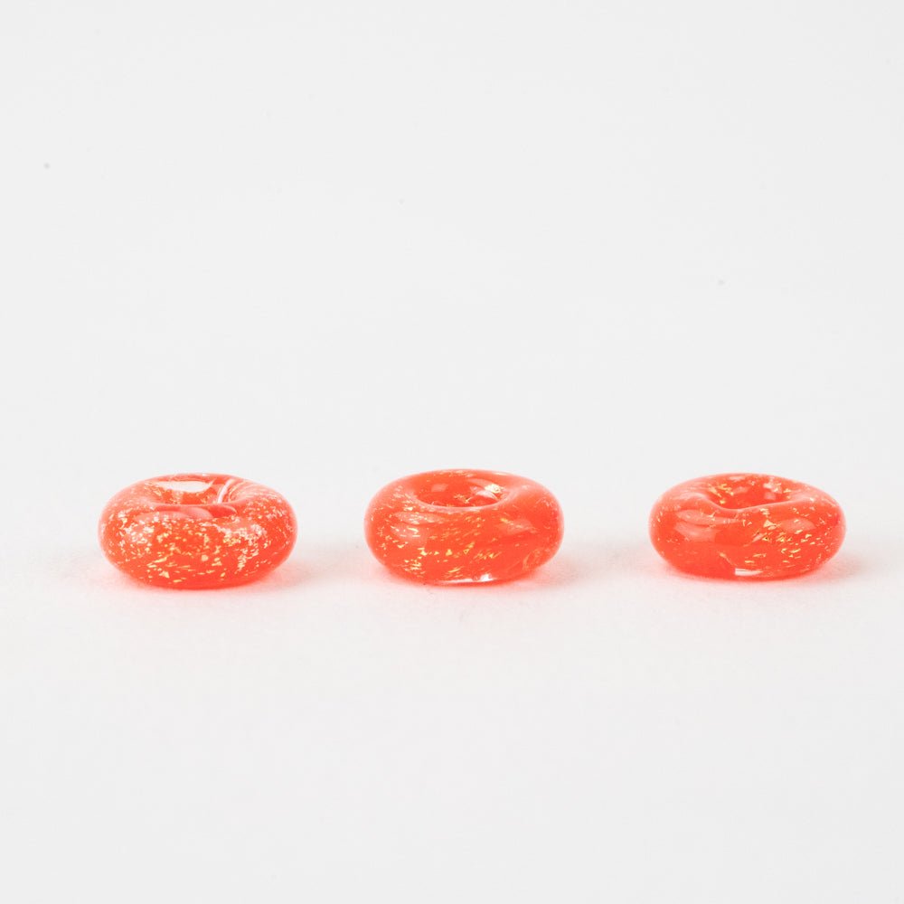 Donut Beads - Original Series - Whatta Lava - Handmade Glass Beads - Unicorne Beads