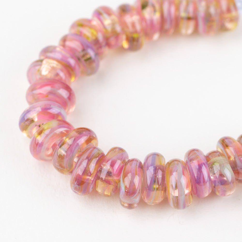 Donut Beads - Pastel Paradise - Premium Glass Beads - Unicorne Beads