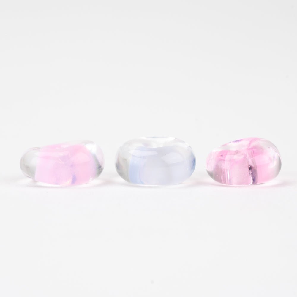 Donut Beads - Silky Rose - Premium Glass Beads - Unicorne Beads