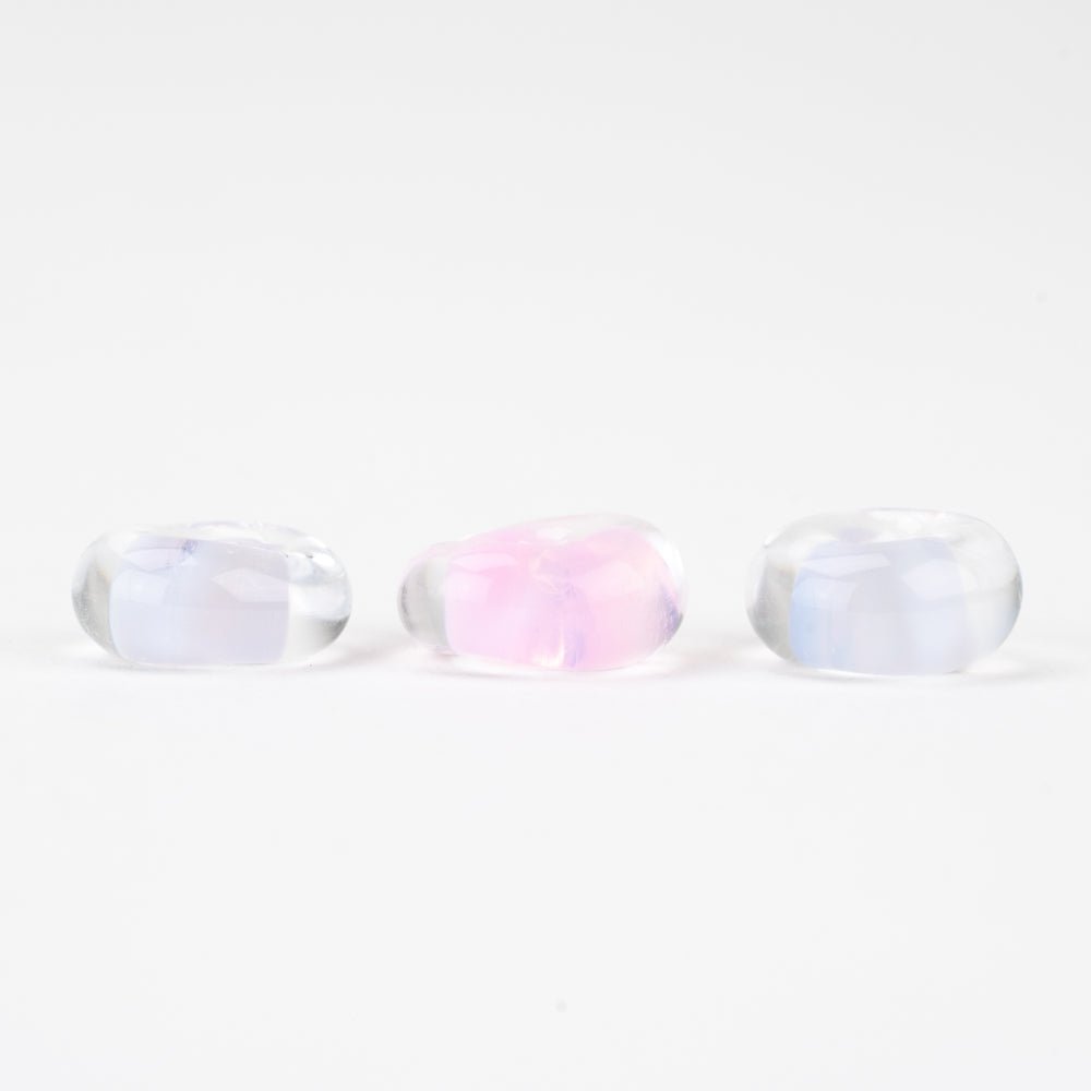 Donut Beads - Silky Rose - Premium Glass Beads - Unicorne Beads