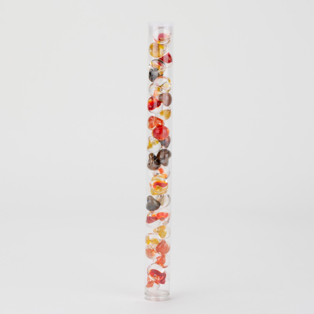 Fall Palette Teardrop Bead Tube - Mixed Colors - Premium Glass Beads - Unicorne Beads