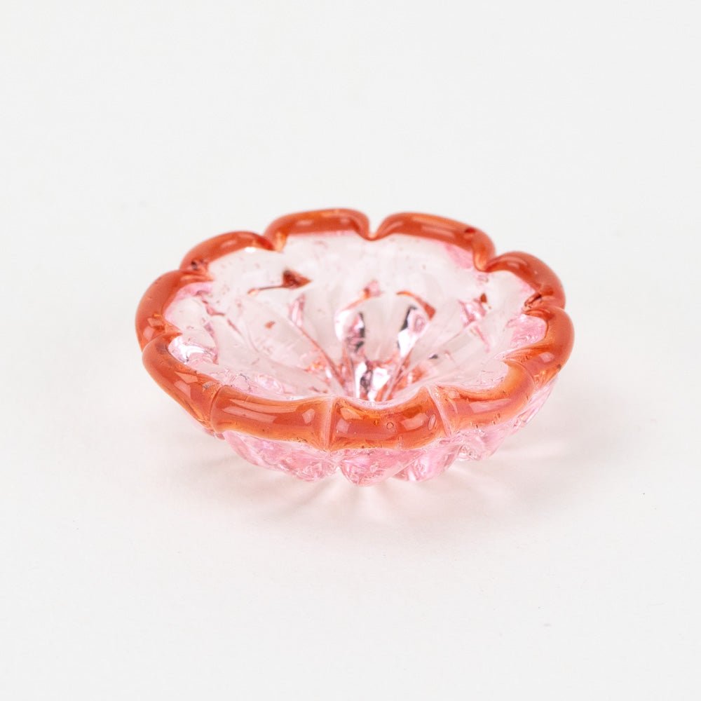 Flower Bead - Cherry Blossom - Handmade Glass Beads - Unicorne Beads