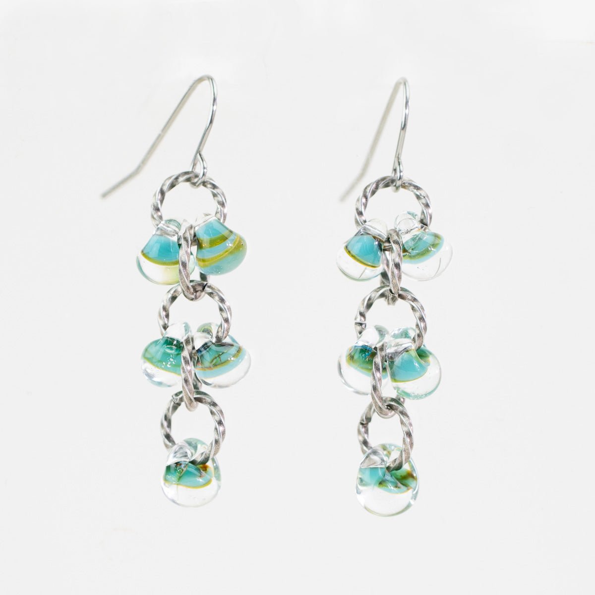 Green Exotic DIY jewelry kit by Unicorne Beads featuring curated glass beads