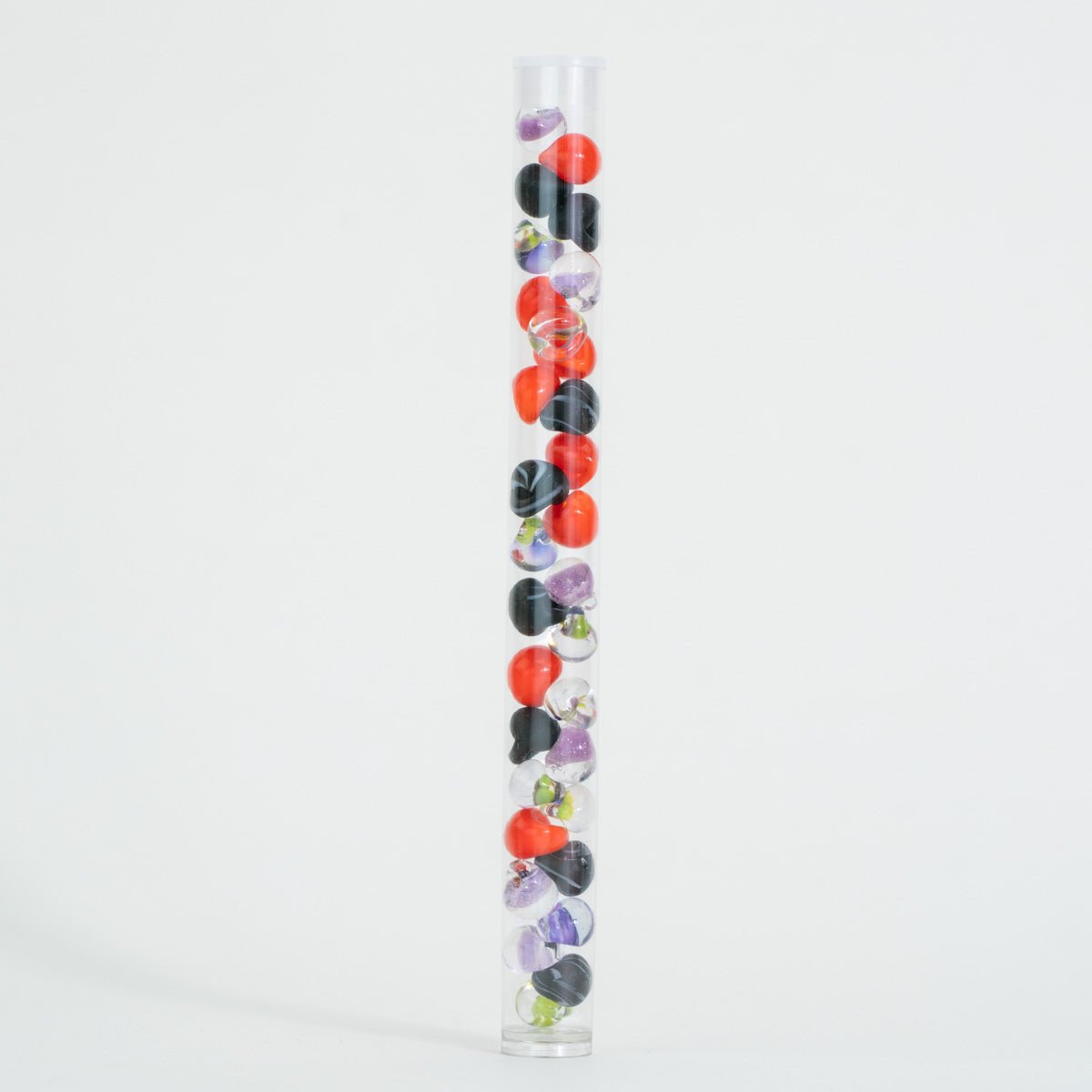 Halloween Palette Teardrop Bead Tube - Mixed Colors - Premium Glass Beads - Unicorne Beads