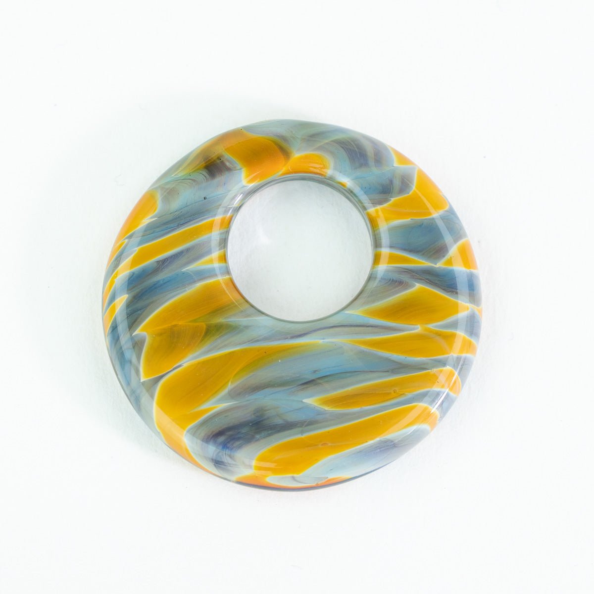 Halo Disk - Large - Aurora Sands - Premium Glass Beads - Unicorne Beads