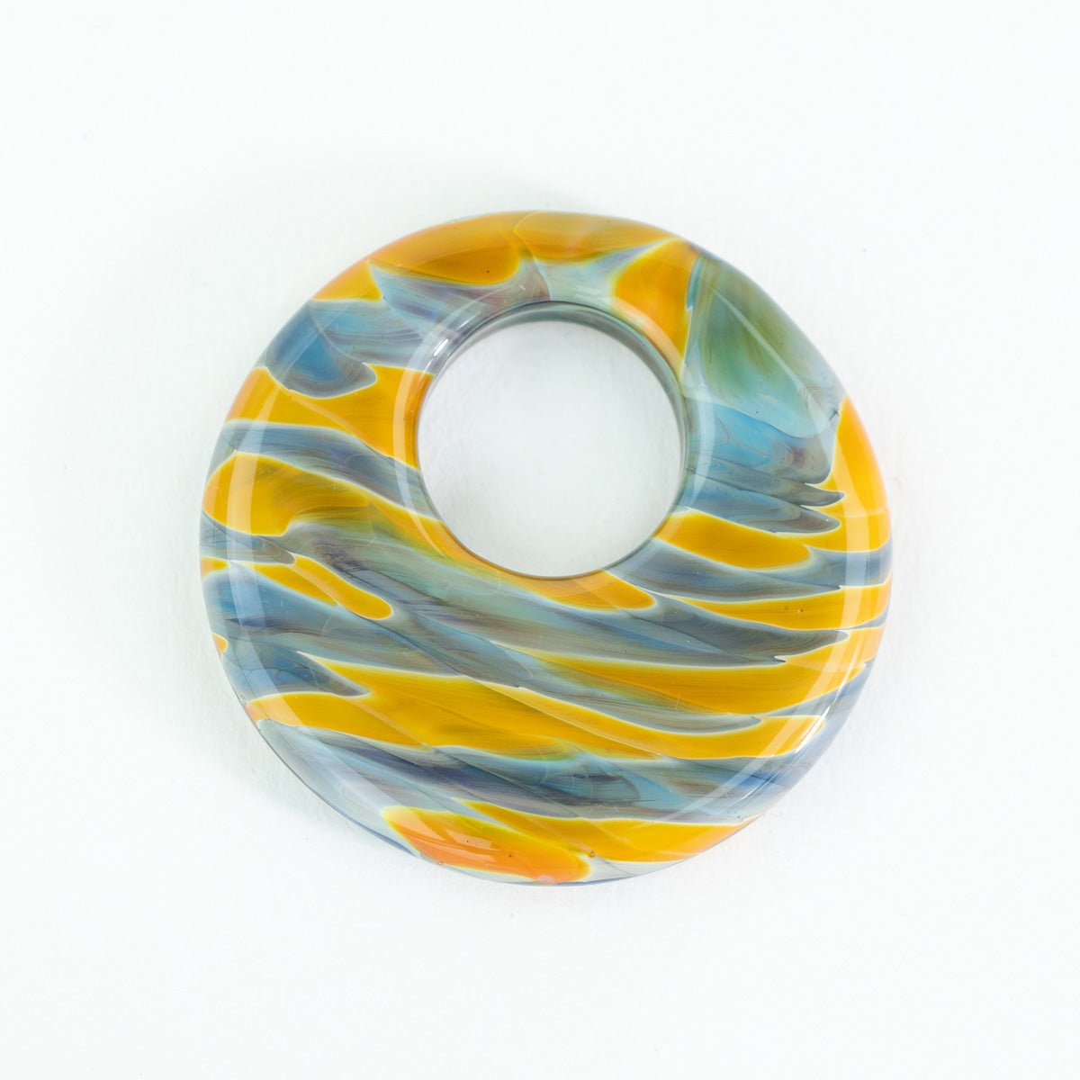 Halo Disk - Large - Aurora Sands - Premium Glass Beads - Unicorne Beads