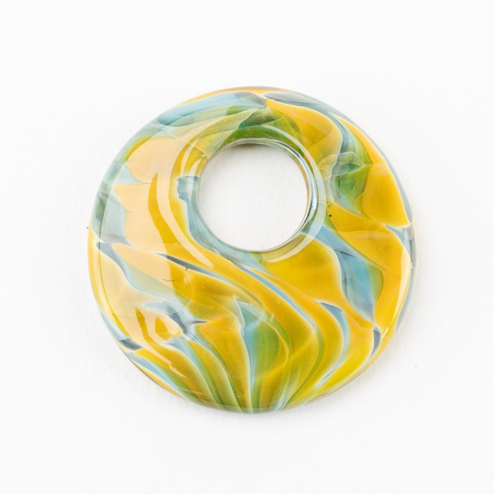 Halo Disk - Large - Aurora Sands - Premium Glass Beads - Unicorne Beads