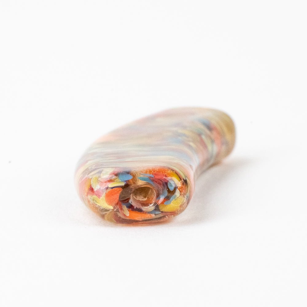 Durable borosilicate glass banana beads with vibrant colors