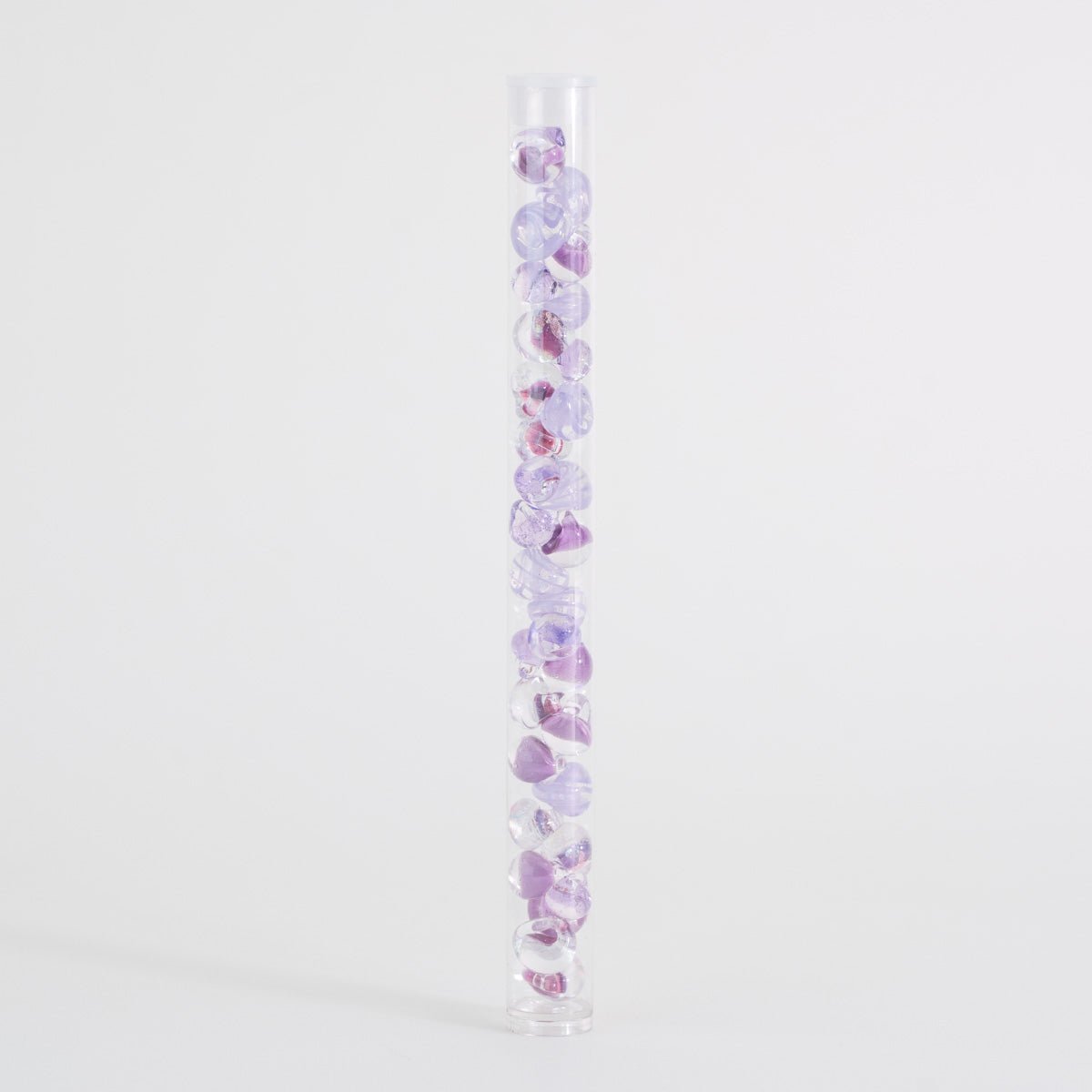 Lavender Mist Palette Teardrop Bead Tube - Mixed Colors - Premium Glass Beads - Unicorne Beads