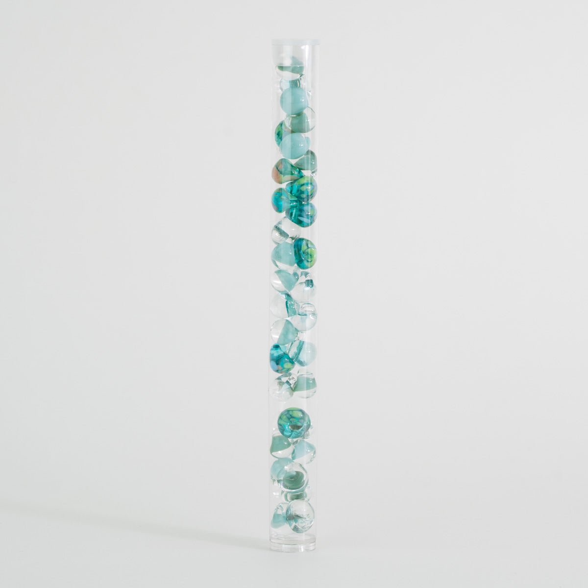 Ocean Mist Palette Teardrop Bead Tube - Mixed Colors - Premium Glass Beads - Unicorne Beads