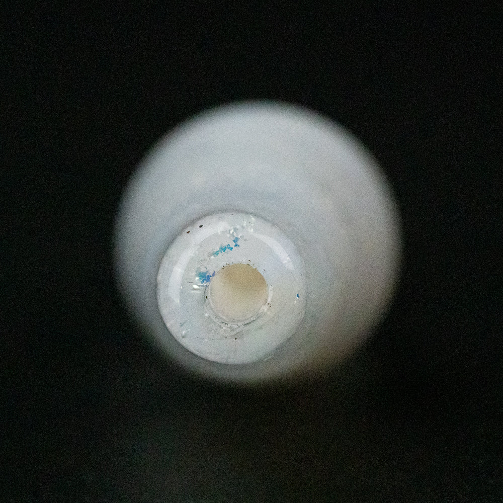 Slim Bicone - Ghost - Handmade Glass Beads - Unicorne Beads