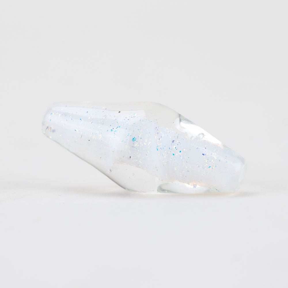 Slim Bicone - SM - Ghost - Handmade Glass Beads - Unicorne Beads