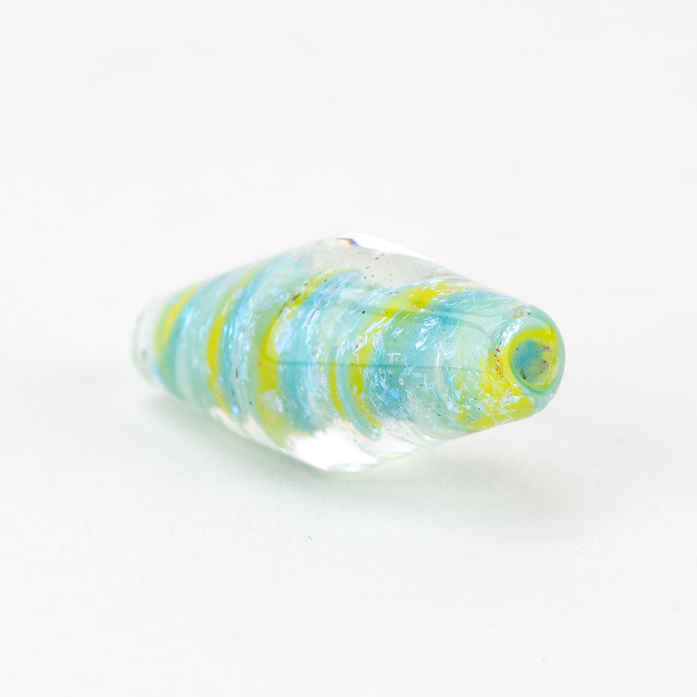 Slim Bicone - SM - Lime Sherbet - Handmade Glass Beads - Unicorne Beads