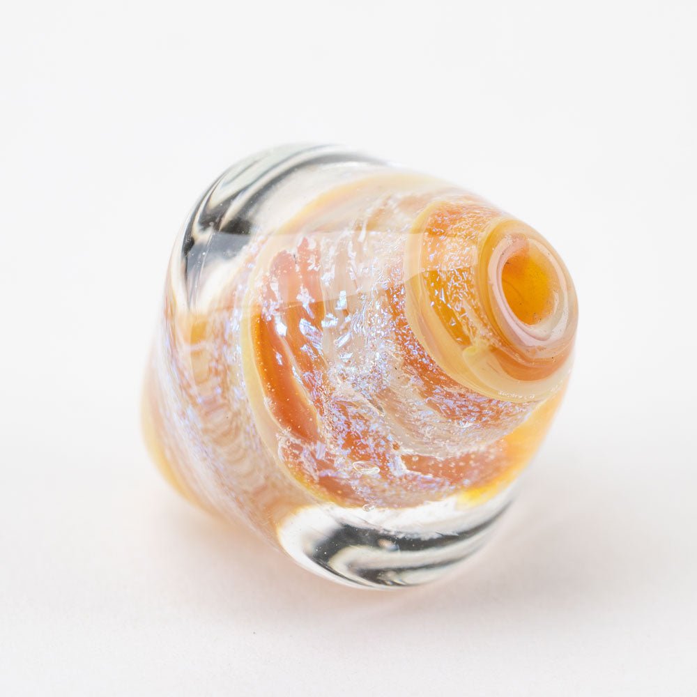 Spinner - Caramel Delight - Handmade Glass Beads - Unicorne Beads
