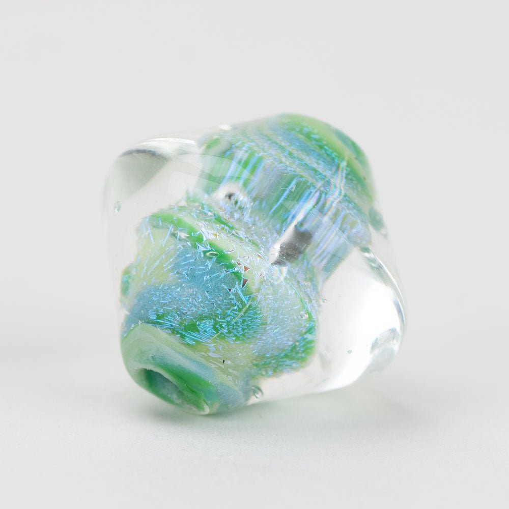 Spinner - Lime Sherbet - Handmade Glass Beads - Unicorne Beads
