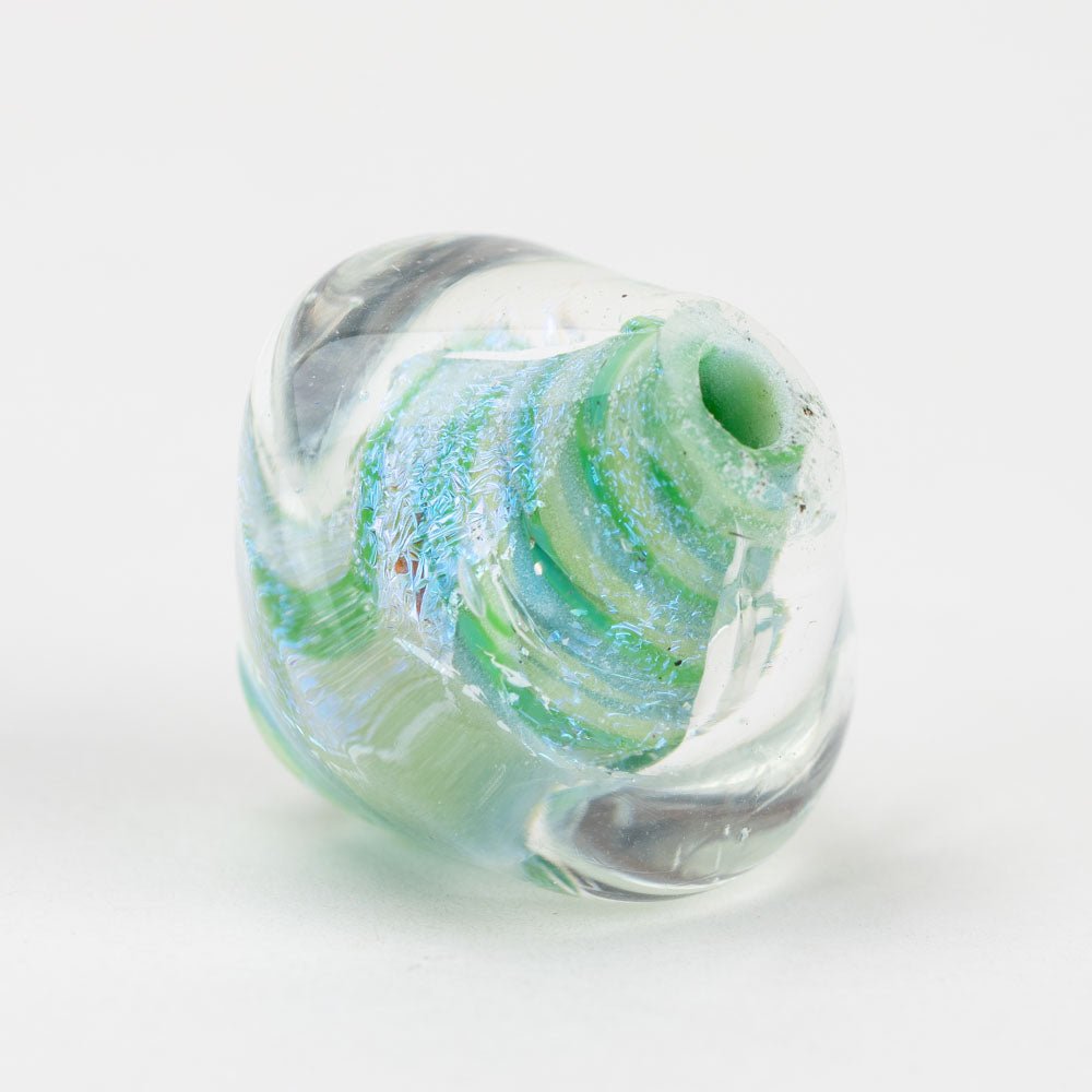 Spinner - Lime Sherbet - Handmade Glass Beads - Unicorne Beads