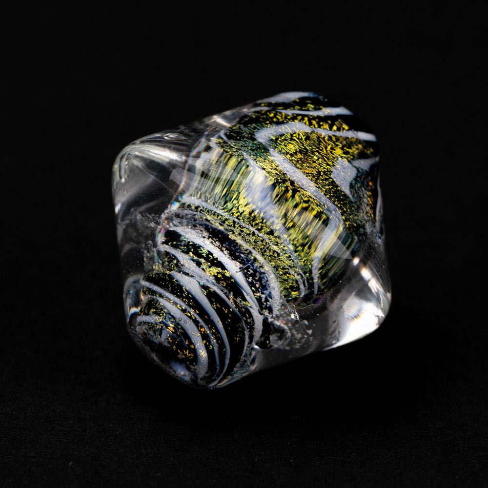 Spinner - Zebra - Handmade Glass Beads - Unicorne Beads