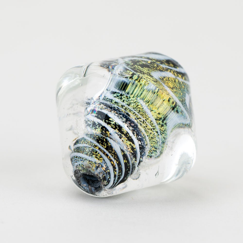 Spinner - Zebra - Handmade Glass Beads - Unicorne Beads