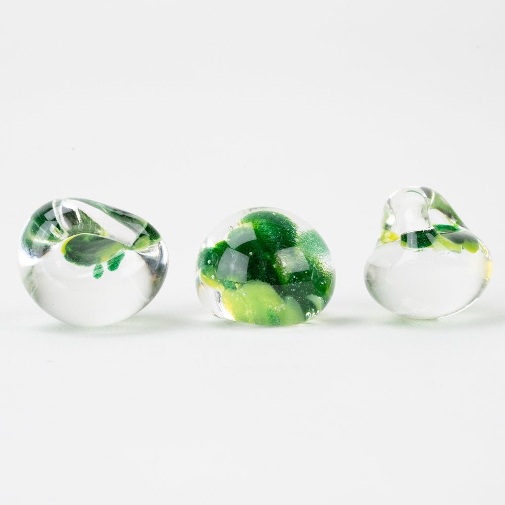 Teardrop Beads - Alocasia - Handmade Glass Beads - Unicorne Beads